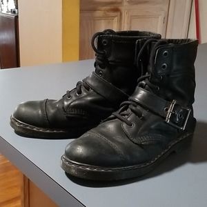 Doc Marten Johnny Depp style buckle boots.